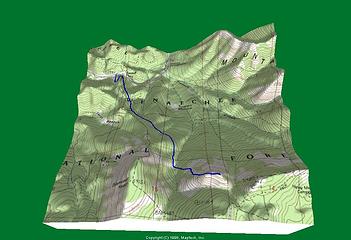 unnamed peak route