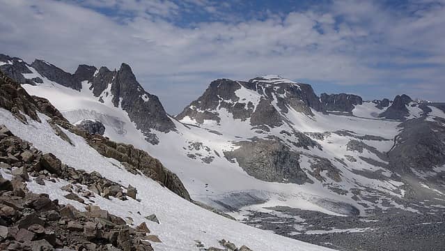 Indian Pass and the Knife Point Glacier