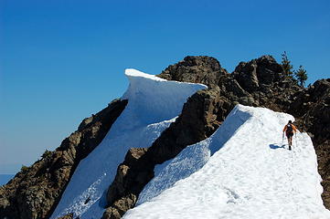 Mt. Hawkins summit ridge