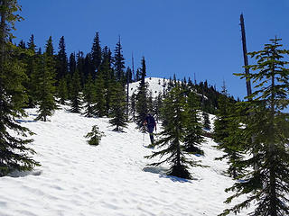 Loser Ridge summit, 4600.'
