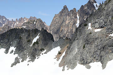 Copper Col from the south