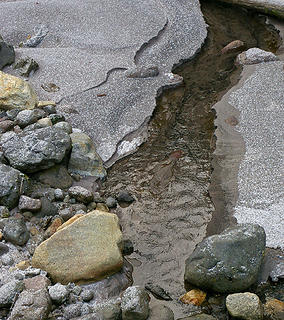 Rivulet and sand-rock patterns