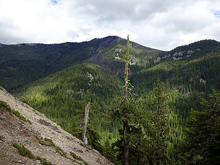 Basalt Peak across Rock Creek drainage.