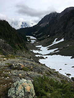 Hagen Lakes from the pass