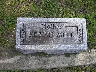 Keziah Mell stone