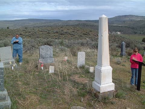 Agency Valley Cemetary - Levi Scott Grave