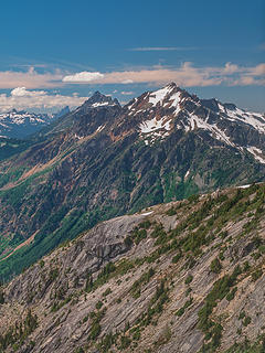 Rustic's south face from Prophet Ridge
