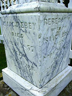 Isaac Ebey's grave; Coupeville