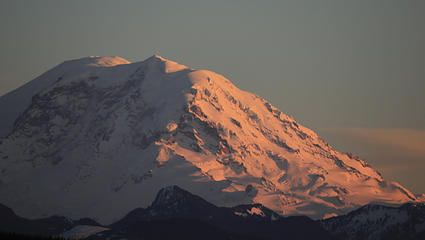 Rainier with Pitcher Mtn in forground