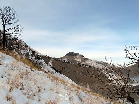 As seem from partway up Craner Peak on Jan 16  2010