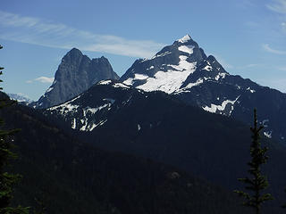 One last view of Hozomeen from the long  deproach trail
