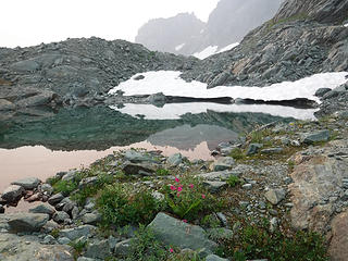 Countless tarns along the route
