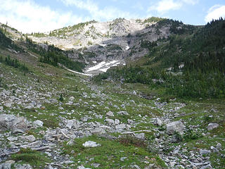 South basin below Daemon Peak