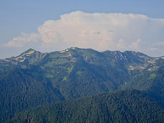 Clouds over Fire Creek Ridge