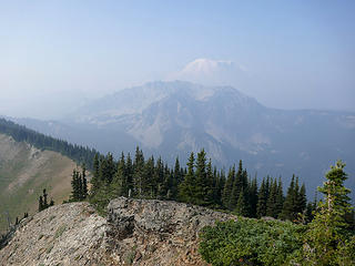 The Palisades and Rainier from Slide