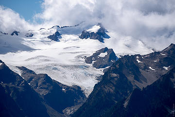 Mount Tom and the White Glacier. I want to ski this baby