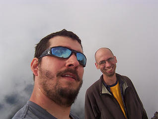 Mike and I at summit for MT washington. I have come a long ways as a hiker from doing mildreds lakes.