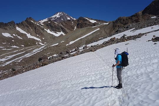 Final slopes to Glacier Gap
