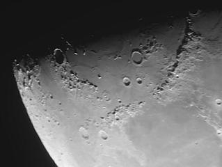 Good old moon with the trusty compact cannon, the Meade 90mm Maksutov