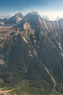 Summit view of Mox Peaks