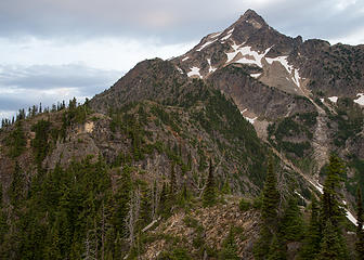The upper southeast ridge to Rustic Peak