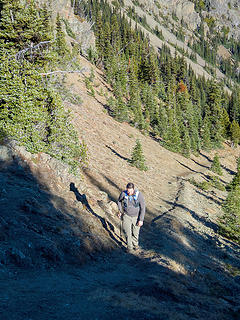 Last section of trail to Marmot Pass