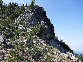 East ridge of Antler