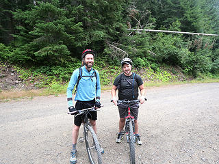 Mark and Dan at Round Pass