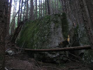 Big Rock mentioned in Middle Fork Guide route description