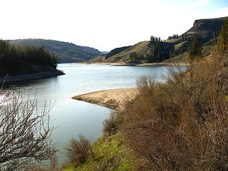 Head waters of Hawk Creek near confluence with Lake Roosevelt (Columbia River), Eastern Washington.