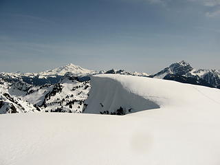 Glacier Peak and Sloan from summit