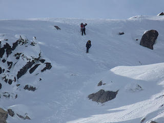 Dan & Chris nearing the summit