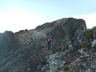 Neil near the summit