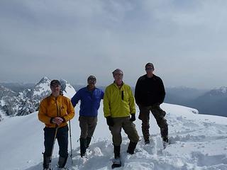 Our "companions" on the summit of West Peak