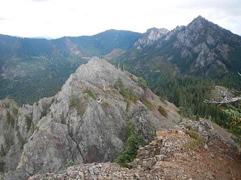 West Peak seen from French Chin summit