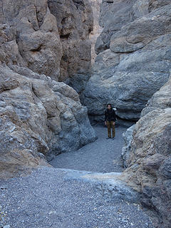 Tommy enters Grotto Canyon