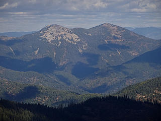 Kellog Mtn on the right. A ski area operates on the opposite side.