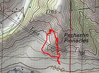 Peshastin-Pinnacles-route