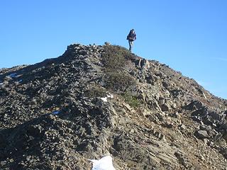 David on the summit of Syncline