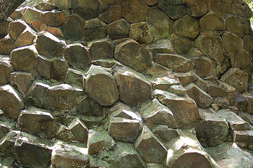 A basalt outcropping in Shenandoah National Park