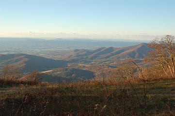 November AT View from Shenandoah National Park