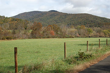 Typical Appalachian Mountain from Valley Floor