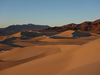 last light, Ibex Dunes. Death Valley National Park