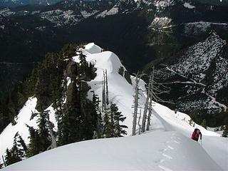 Ridge above the COHP