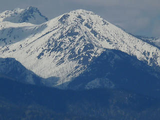 Storey Peak at the end of Gardner Ridge.