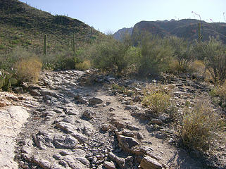 Pima Canyon ahead