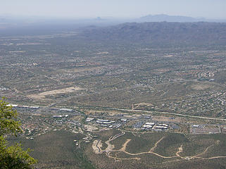 Oro Valley with Picacho Pk. in the distance