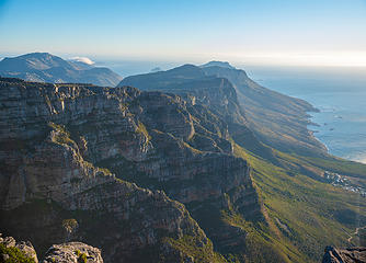 views from Table Mountain Cape Town South Africa