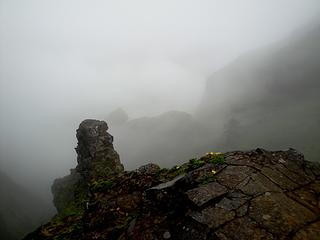 Fog, Rocks And Cliffs