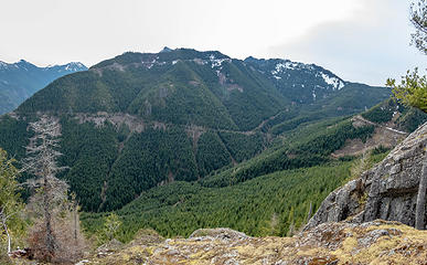 View across Hall Creek valley from Vista spot.